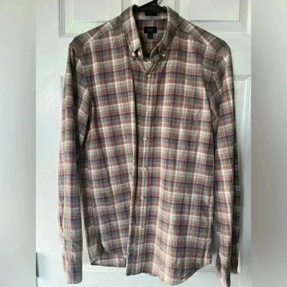 J.Crew Slim Fit Plaid  Shirt | Size Medium